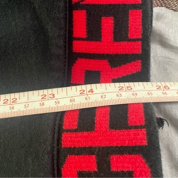 Opening Ceremony Black and Red Elastic Logo Trim Hoodie Size Large Unisex - Picture 7 of 9